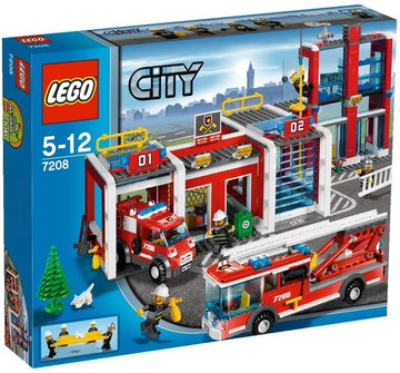 LEGO 樂高 城市系列 消防局 7208