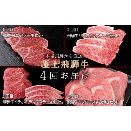 ふるさと納税 本場！飛騨直送！！極上飛騨牛セット　ステーキ・すき焼き】 岐阜県下呂市