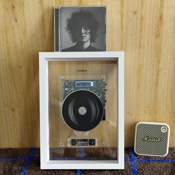 Music Frame Re:Cover 相框CD播放機 - 晨曦白