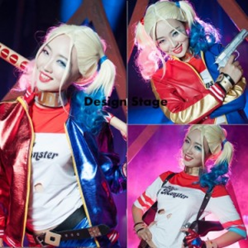 スーサイド・スクワッド ハーレイ・クイン 風 Suicide Squad Harley Quinn コスチューム コスプレ 衣装 仮装 アニメ  ハロウィン C348 通販 LINEポイント最大10.0%GET | LINEショッピング