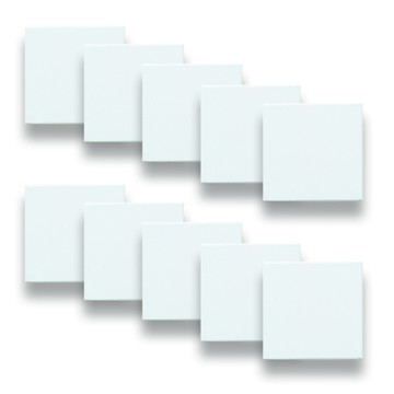 紅色鴨子 純棉畫布 10入  10 x 10 cm  棉布