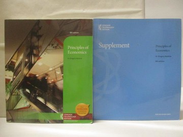 【書寶二手書T5／大學商學_O8U】Principles of Economics 8e +Supplement_2本合售_2018年