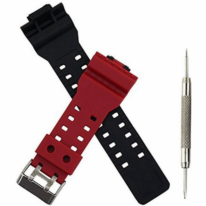 工具付きG-SHOCK対応交換バンド バネ棒外し付き 腕時計 バンド ベルト 16mm ウレタン オリジナルバンド (レッド×ブラック) 通販 LINEポイント最大0.5%GET | LINEショッピング 工具付きG-SHOCK対応交換バンド バネ棒外し付き 腕時計 バンド ベルト 16mm ウレタン オリジナルバンド (レッド×ブラック) 通販 LINEポイント最大0.5%GET | LINEショッピング