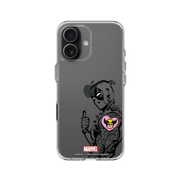 iPhone 17 Clear Case（相機按鈕） 透明 - 迪士尼-漫威 Marvel - 死侍與金鋼狼-1