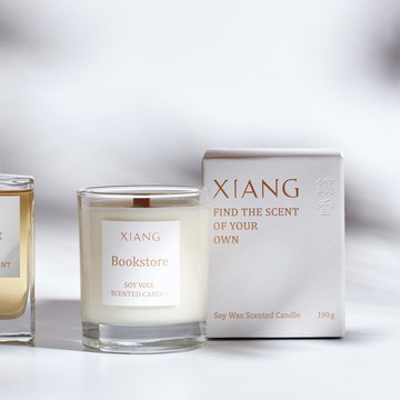 XIANG鑲香。獨立書店 工藝香氛大豆蠟燭(190g)