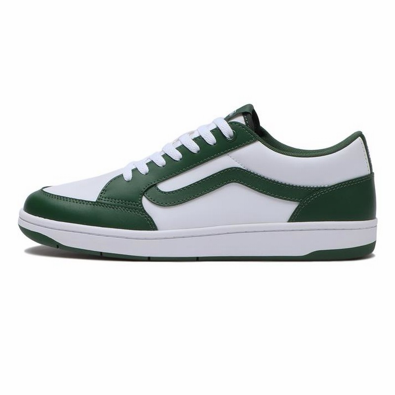 Vans green hotsell and white