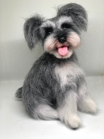擬真羊毛氈愛犬