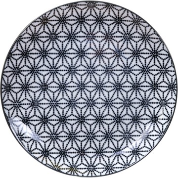 《Tokyo Design》瓷製餐盤-星點黑20.5cm-- 餐具 器皿 盤子
