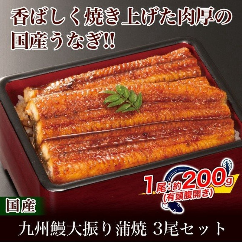 快適生活 夏バテ解消 ひつまぶし 蒲焼 九州鰻大振り蒲焼 ３尾 通販 Lineポイント最大0 5 Get Lineショッピング