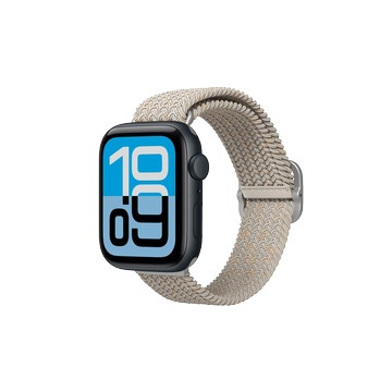 Apple Watch SE3 (44mm) Apple Watch 專用編織錶帶 暖沙棕