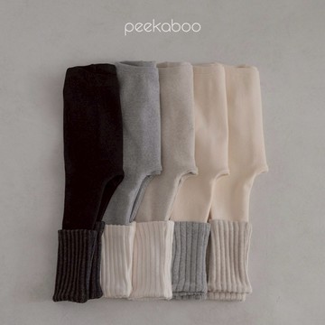 peekaboo 配色針織寶寶長褲｜嬰兒長褲 冬天褲子 女寶 兒童長褲 嬰兒衣服 寶寶衣服 韓國童裝
