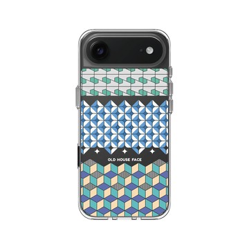 iPhone Air Clear Case（相機按鈕） 透明 - 老屋顏 Old House Face - 馬賽克拼貼