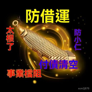 🙏🏻紫南宮過爐 開光🔥【清債金龍魚午祝福】金龍魚招運進財順順利利男女黃銅鑰匙扣平安 UVNM