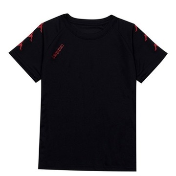 KAPPA義大利 時尚舒適型男吸濕排 圓領衫 黑 33162RW005 台灣製