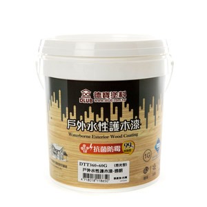 德寶 水性 護木漆 透明 亮光 3.5kg