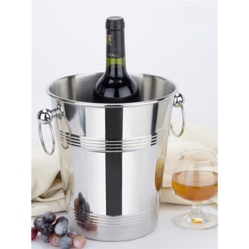 大號5L加厚不銹鋼冰桶商用KVT冰粒桶帶手環啤酒桶香檳桶豪華聚會