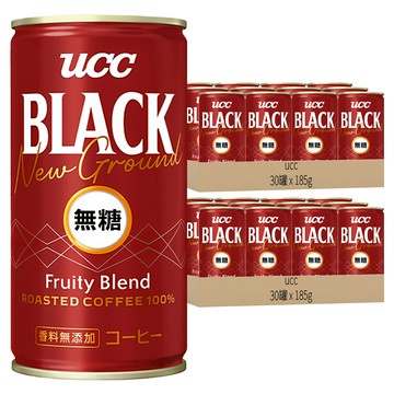 ucc 赤 濃醇無糖咖啡  185g  60罐