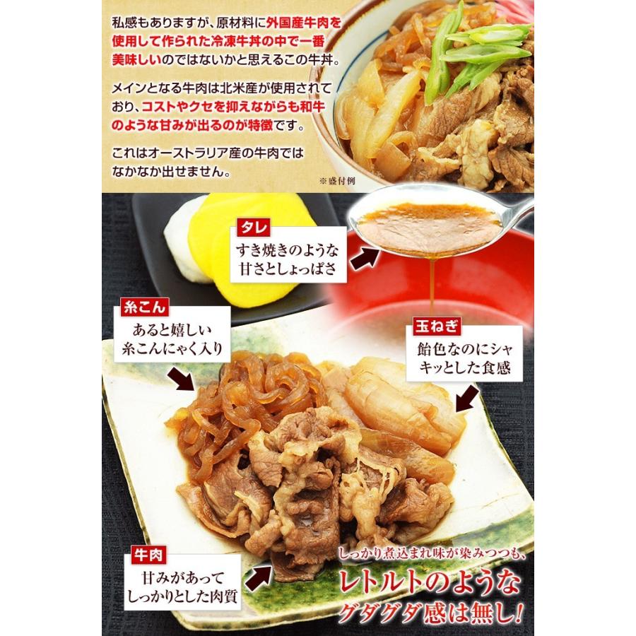 牛丼の具 冷凍 牛丼の素 日東ベストの牛丼DX 業務用 冷凍食品 185g入を30パック