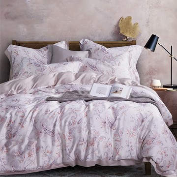 貝淇小舖 60支銀離子床包兩用被 100%天絲纖維  簡從  雙人 (床包152 x 188cm) + 被套(182 x 212cm) + 枕套(47 x 75cm)  床包+被套+枕套2個