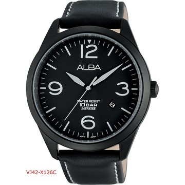 送禮首選★ALBA 街頭玩酷時尚藍寶石水晶腕錶(八款任選)  附提袋【全館滿額折價★APP下單點數4倍送】線上購買享_實體門市同步服務