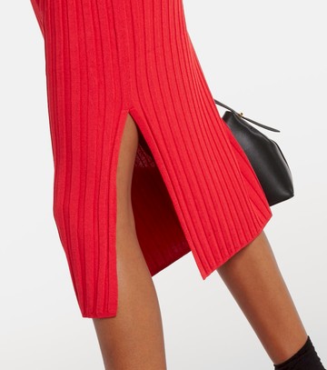 Joseph Ribbed-knit midi skirt