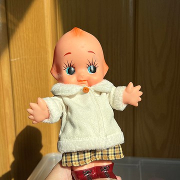 絕版日本英倫風Q比娃娃21cm