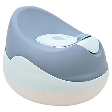 babyhood 沙發座便器  PU材質便座  提拉式便槽  防滑底座  藍色  1組