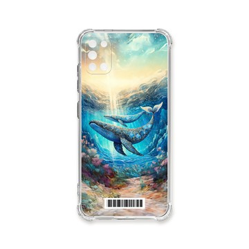A系列(其他) 殼 TRON 三星 A31 大海鯨魚系列  載具 四角防摔殼 手機殼