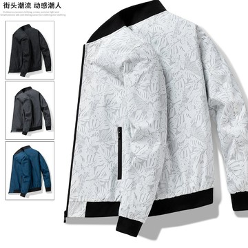 【桃園🔥美式復古外套】印花圖案飛行服 棒球服外套 M-5XL大尺碼 痞帥夾克 高級感長袖 寬鬆上衣 潮流百搭 長袖上衣男
