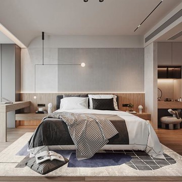 【山德力】 現代抽象地毯 160x230cm 維雅