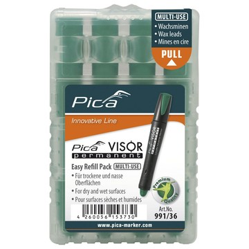 【Pica】Visor固體油漆筆 筆芯4入-綠991/36