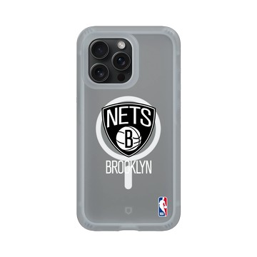 iPhone 15 Pro Max AirX 流變灰 - NBA - Logo-布魯克林籃網 Brooklyn Nets - Light