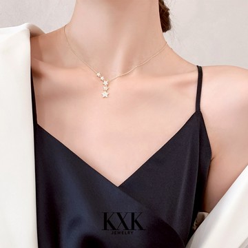 星星項鏈女輕奢小眾仙氣頸鏈設計感新款高級氣質鎖骨鏈