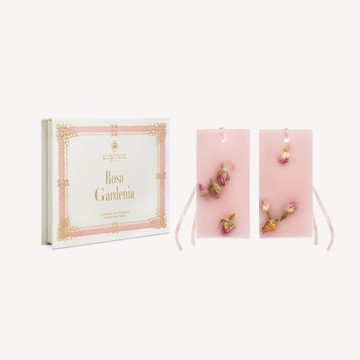 【Santa Maria Novella】玫瑰梔子花植香氛蠟禮盒 -  聖誕送禮 | 交換禮物推薦