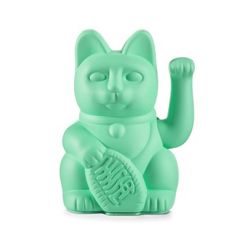 (完全贈品)【毛孩時代】德國 DONKEY 幸運繽紛招財貓(薄荷綠)(滿額贈賣場，請勿單獨下單)
