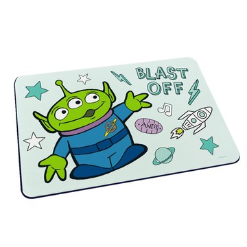 玩具總動員系列 三眼怪 火箭款 軟式珪藻土 地墊