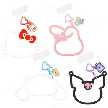 小禮堂 Sanrio 三麗鷗 矽膠造型手機手腕環 (大頭款) Kitty 美樂蒂 大耳狗 酷洛米