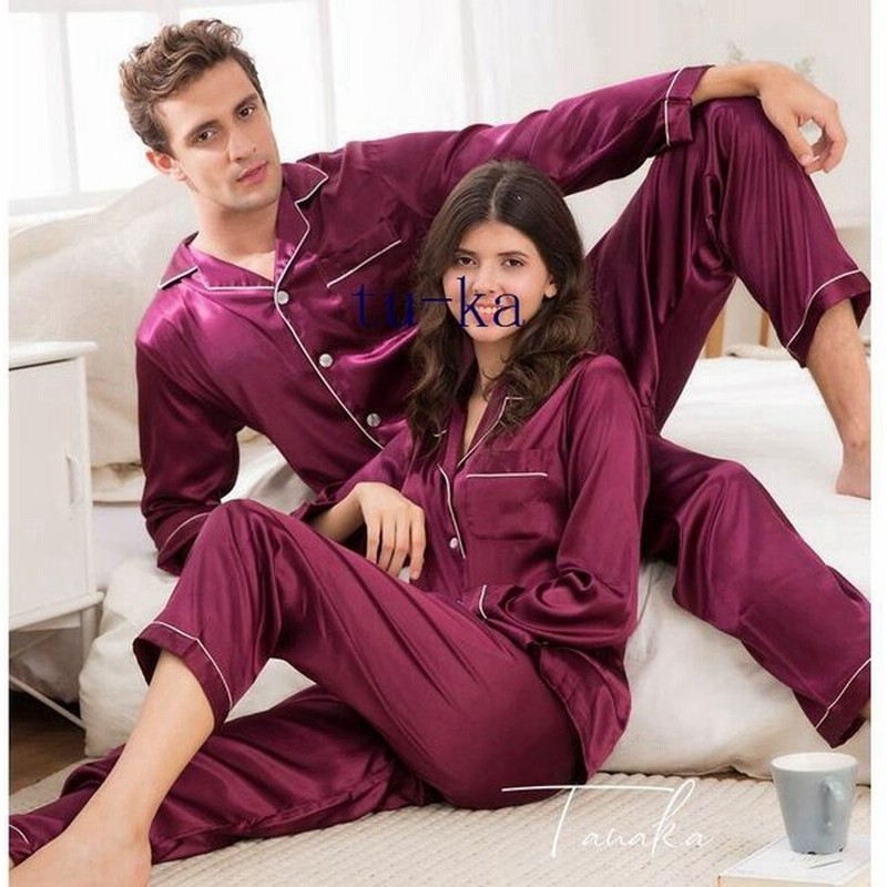 ペアパジャマ 肌触りいい サテン 冷感 ナイトウェア ルームウェア 夏 カップル お揃い コットン お祝い プレゼント 部屋着 彼女 彼氏 夫婦 記念日 父の日 通販 Lineポイント最大0 5 Get Lineショッピング