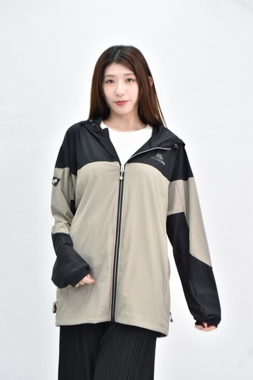 (XL) major made 運動長袖連帽黑色外套