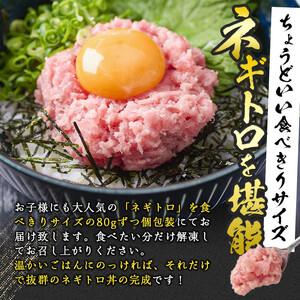 ふるさと納税 カスガ水産 ネギトロ (計320g 80g×4パック) 魚 さかな マグロ まぐろ丼 ネギトロ丼 どんぶり 丼ぶり 小分け 個包装.. 大分県佐伯市