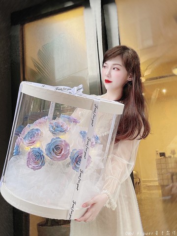 巨型抱抱桶/小香風永生花桶/12朵永生花桶/情人節禮物/生日禮物