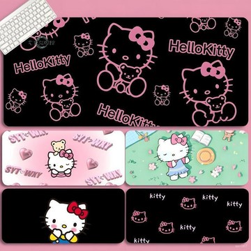 [20款] HelloKitty 可愛凱蒂貓滑鼠墊加大 鼠標墊 辦公桌墊 防滑 防水桌墊 鎖邊 電腦桌墊 鼠墊 鍵盤墊