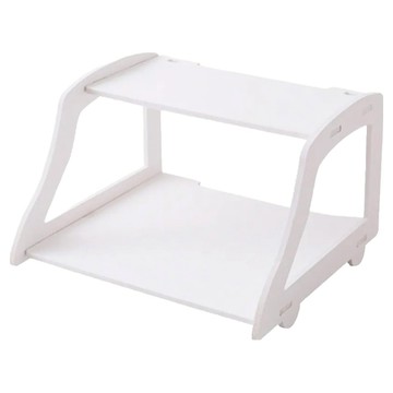 散熱壁掛置物架 數據機 機上盒 路由器收納 白色 335g 240*215*30  1個