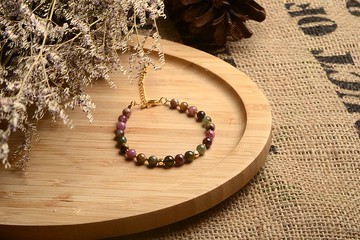 【神山晶礦】碧璽手鍊/粉碧璽/綠碧璽