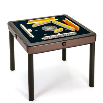 【商密特】T350 二代 過山 電動麻將桌 餐桌款 (摩卡棕)