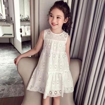 童裝女童連衣裙夏季新款小女孩公主裙兒童夏裝裙子洋氣女孩潮