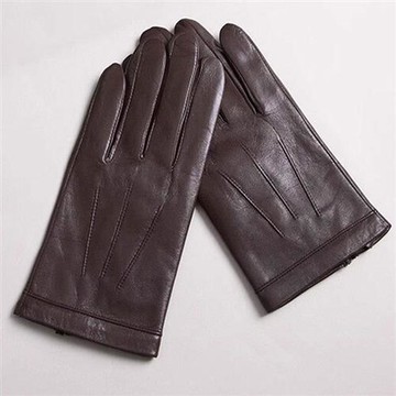 【米蘭精品】真皮手套羊皮手套-觸控冬季高級時尚男配件3色74im17