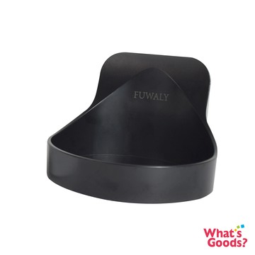 廠商配送 Fuwaly無痕壁掛架 給皂機壁掛架(內徑8.5cm)(黑色)