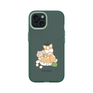 iPhone 15 Clear 憂墨綠 - 柴語錄 Shiba Says - 端午立蛋