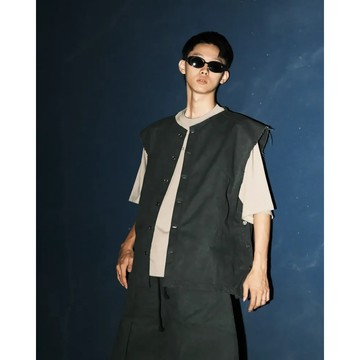 【日貨代購CITY】2025AW P-23 M-EX VEST 水洗 洗舊 復古 超硬挺 寬版 背心 現貨